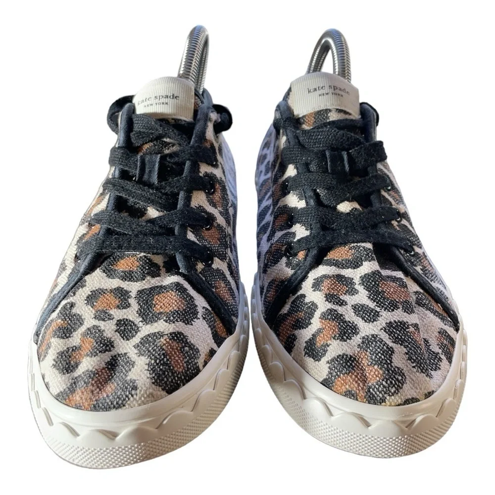 Kate Spade New York Vale Leopard Print Sneakers - Size 8.5